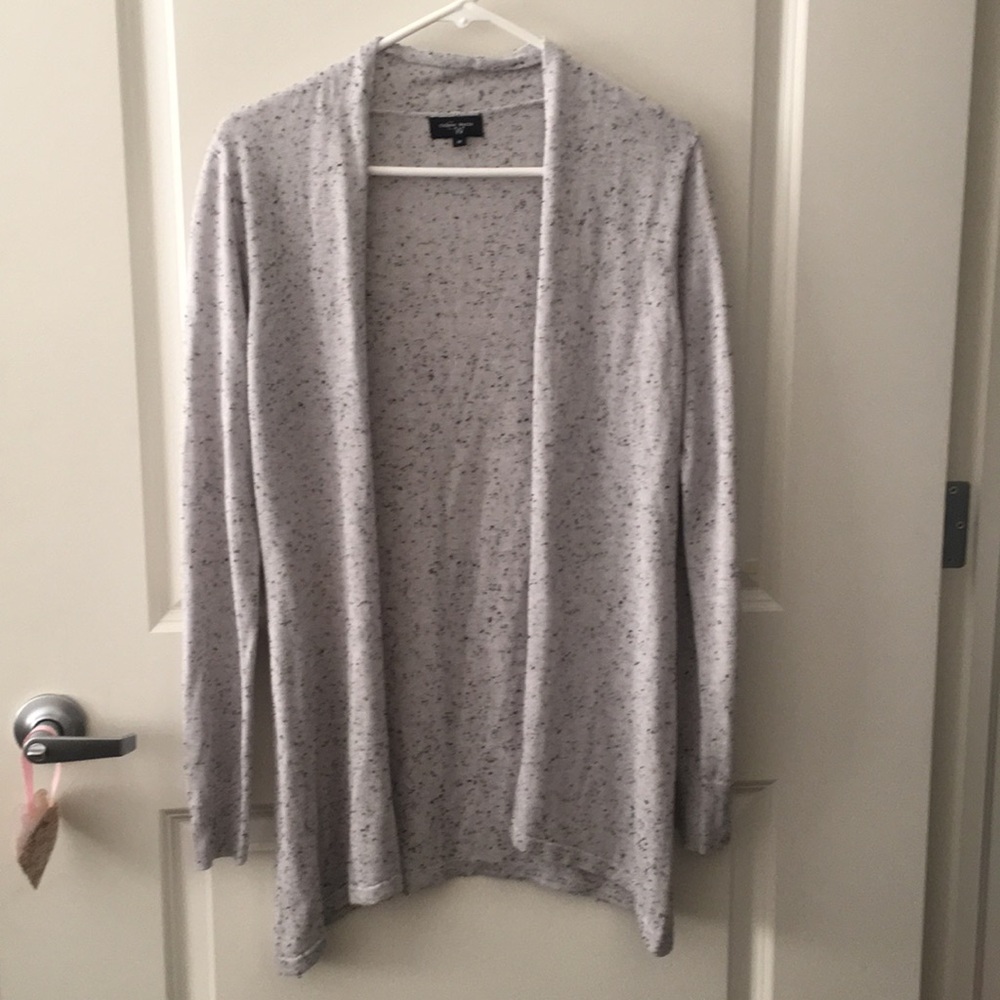 Grey Long Cardigan